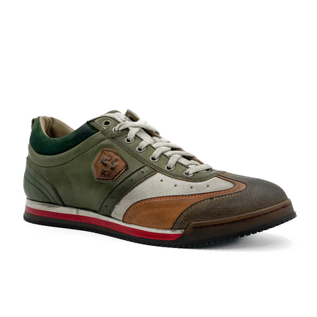 Kamo-Gutsu SCUDO 005 Sneaker (Men) - Kiwi Combi Athletic - Casual - Lace Up - The Heel Shoe Fitters