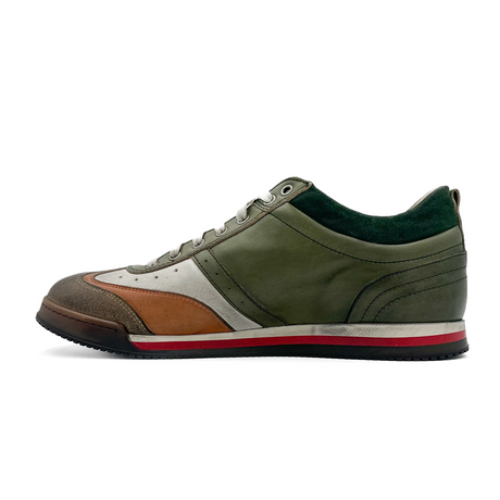 Kamo-Gutsu SCUDO 005 Sneaker (Men) - Kiwi Combi Athletic - Casual - Lace Up - The Heel Shoe Fitters