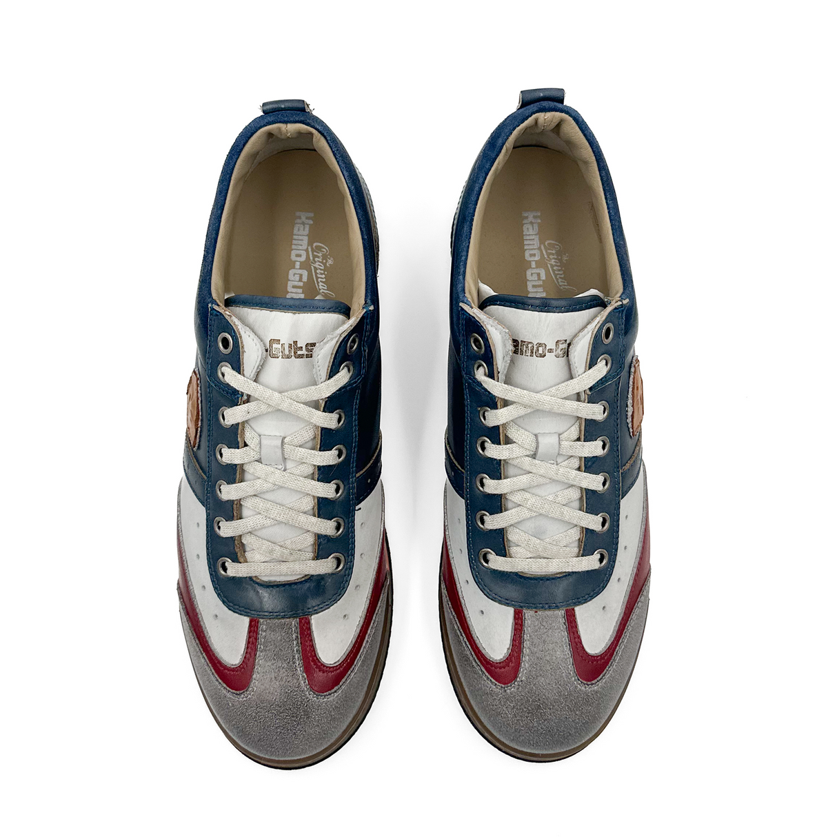 Kamo-Gutsu SCUDO 005 Sneaker (Men) - Navy Combi Athletic - Casual - Lace Up - The Heel Shoe Fitters