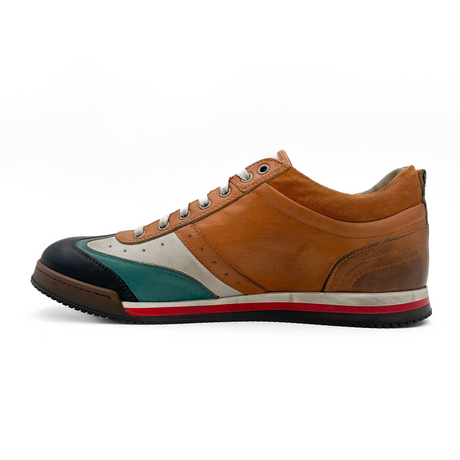 Kamo-Gutsu SCUDO 005 Sneaker (Men) - Siena Combi Athletic - Casual - Lace Up - The Heel Shoe Fitters