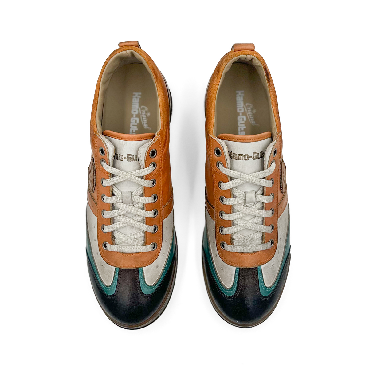 Kamo-Gutsu SCUDO 005 Sneaker (Men) - Siena Combi Athletic - Casual - Lace Up - The Heel Shoe Fitters