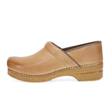 Dansko Professional Clog (Women) - Honey Distressed Dress-Casual - Clogs & Mules - The Heel Shoe Fitters