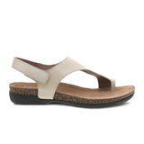 Dansko Reece Backstrap Sandal (Women) - Linen Milled Burnished Sandals - Backstrap - The Heel Shoe Fitters