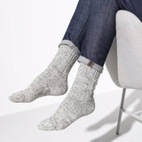 Birkenstock Cotton Twist Crew Sock (Men) - Light Gray Accessories - Socks - Lifestyle - The Heel Shoe Fitters