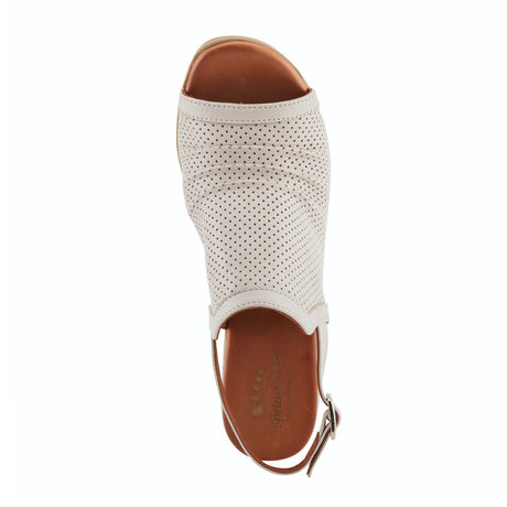 Spring Step Noctium Heeled Sandal (Women) - Stone Sandals - Heel/Wedge - The Heel Shoe Fitters