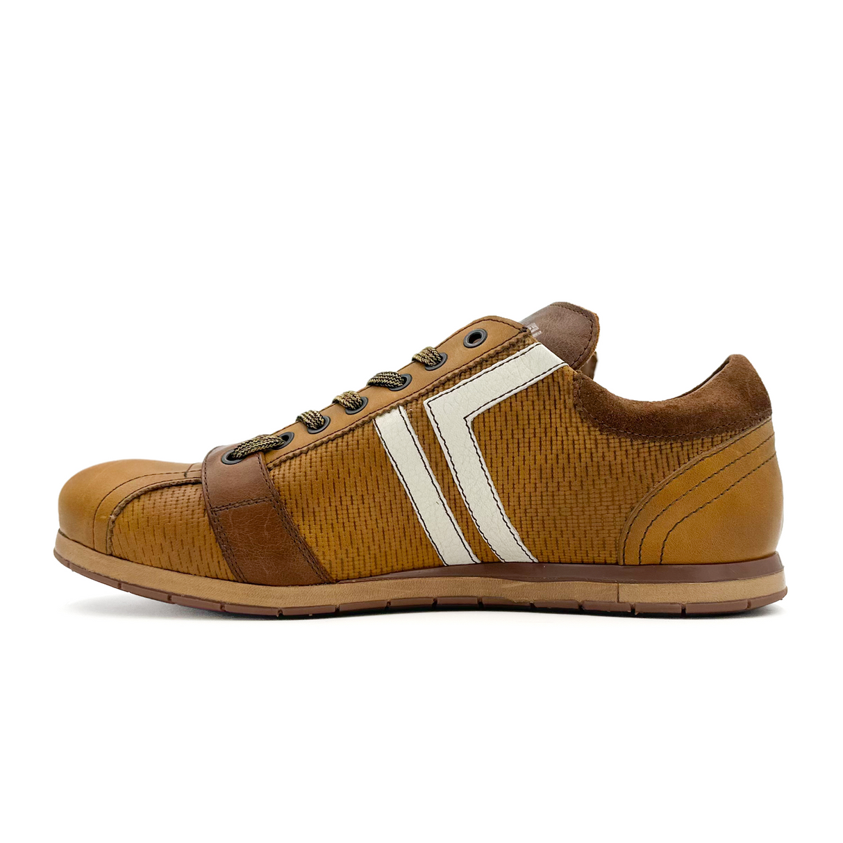Kamo-Gutsu TIFO 030 Low Sneaker (Men) - Giallo Combi Dress-Casual - Sneakers - The Heel Shoe Fitters
