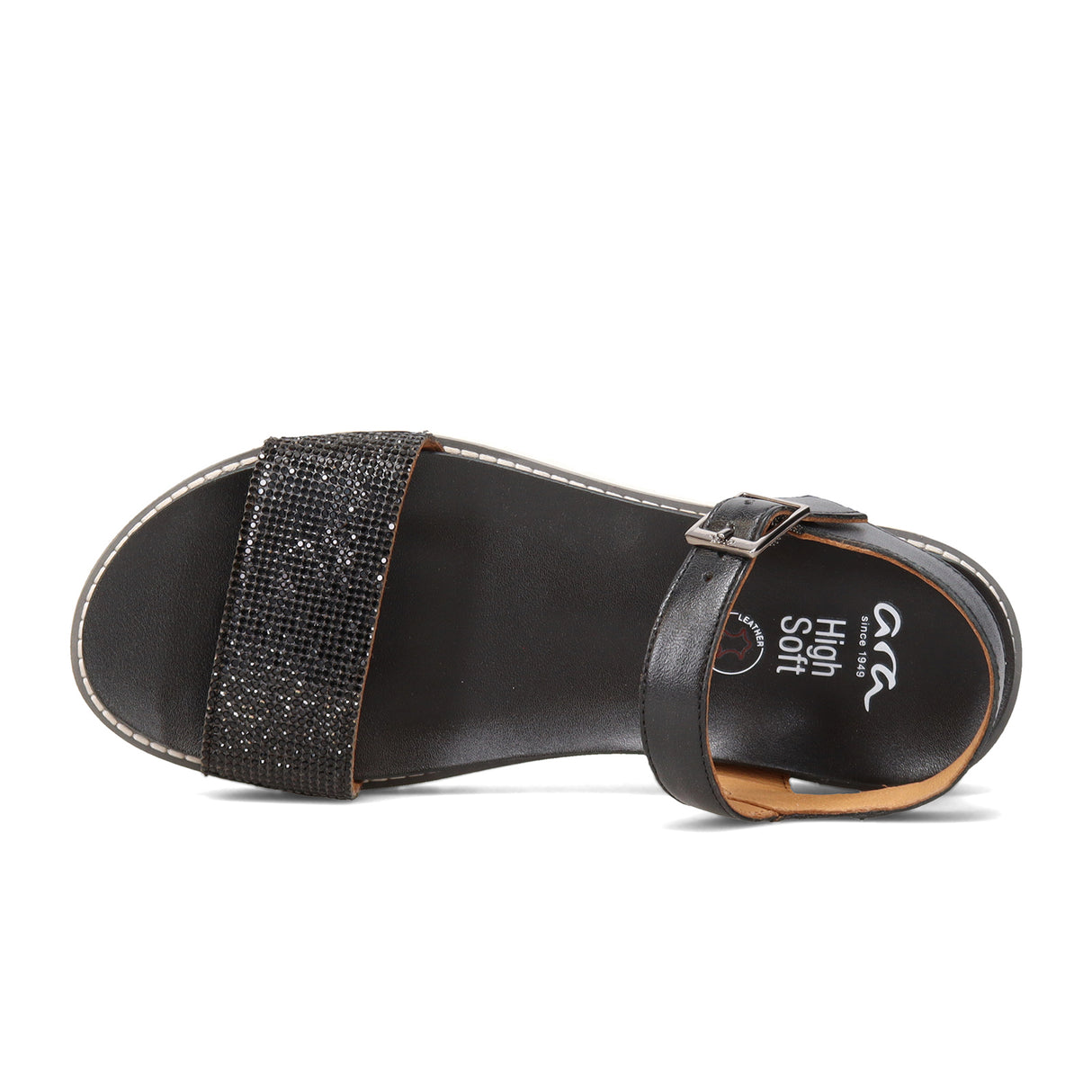 Ara Karine Backstrap Sandal (Women) - Black Sandals - Backstrap - The Heel Shoe Fitters