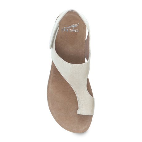 Dansko Reece Backstrap Sandal (Women) - Linen Milled Burnished Sandals - Backstrap - The Heel Shoe Fitters