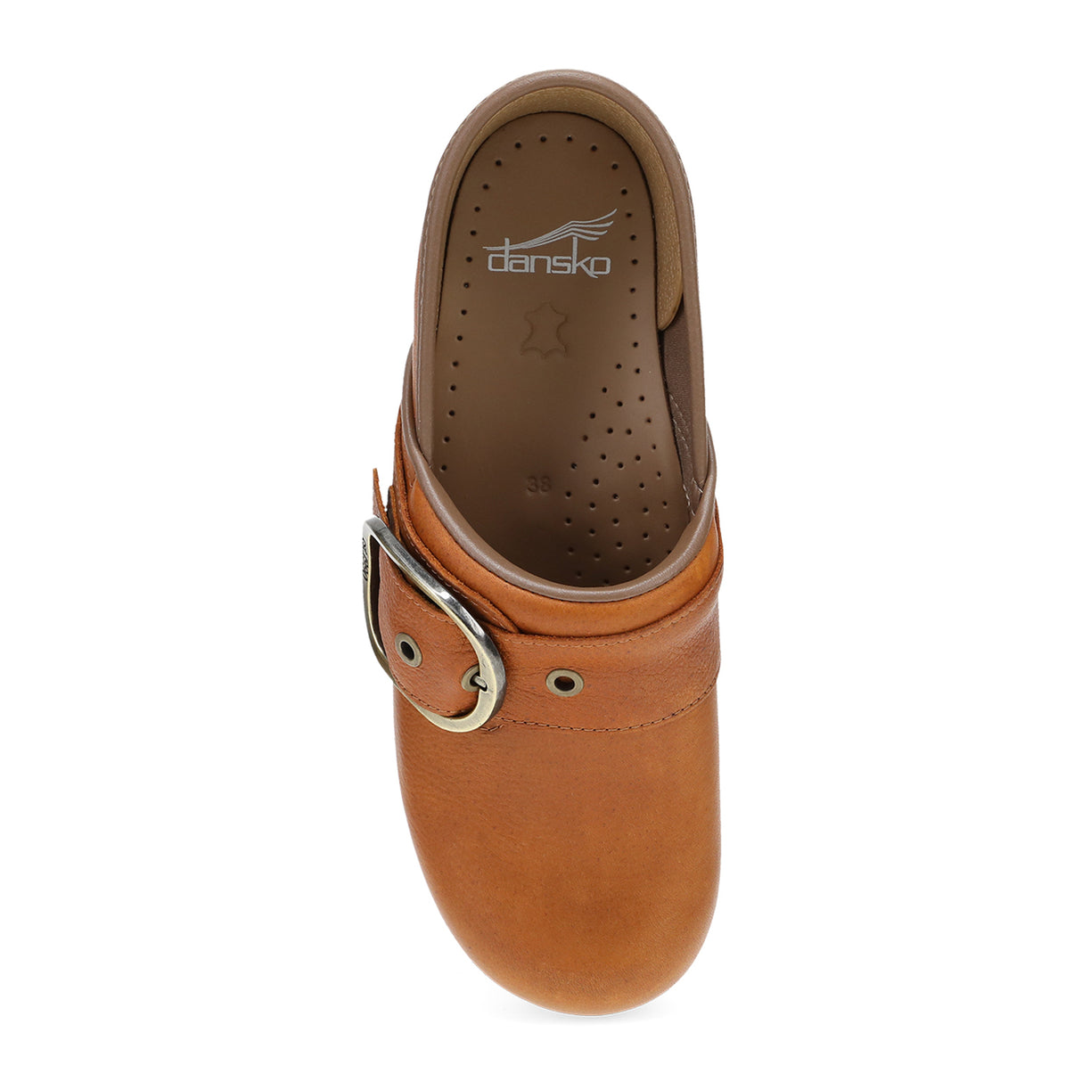 Dansko Pearson Clog (Women) - Tan Tumbled Dress-Casual - Clogs & Mules - The Heel Shoe Fitters