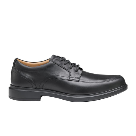 Johnston & Murphy XC4 Stanton Moc Lace-Up (Men) - Black Waterproof Full Grain Dress Casual - Oxford - The Heel Shoe Fitters