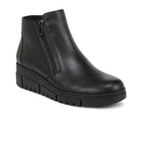 Vionic Uptown Sur Wedge Boot (Women) - Black Boots - Casual - Mid - The Heel Shoe Fitters