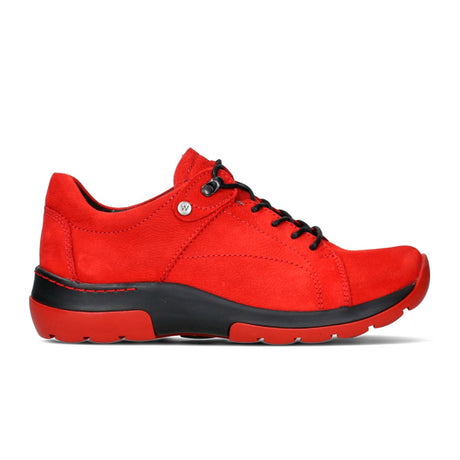 Wolky Cajun (Women) - Dark Red Antique Nubuck Hiking - Low - The Heel Shoe Fitters