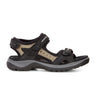 ECCO Yucatan Active Sandal (Women) - Black/Mole/Black Sandal - Active - The Heel Shoe Fitters