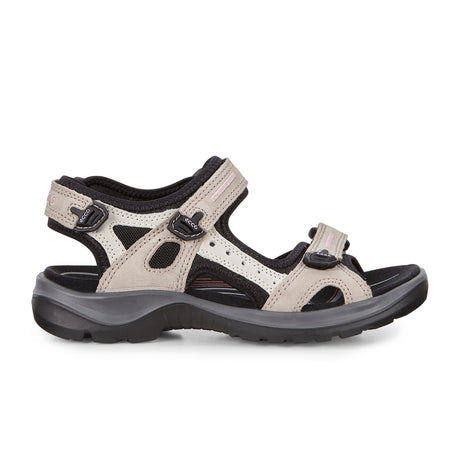 ECCO Yucatan Active Sandal (Women) - Atmosphere/Ice White/Black Sandals - Active - The Heel Shoe Fitters