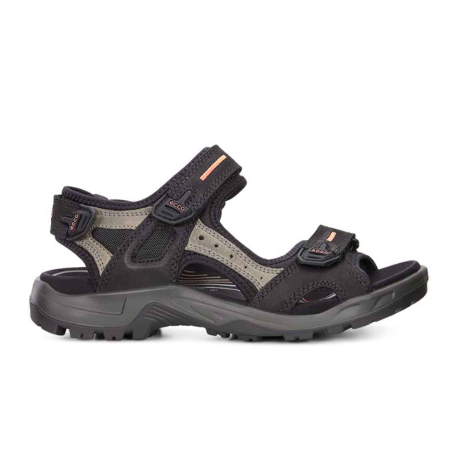 Ecco Offroad Active Sandal (Men) - Black/Mole/Black