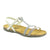 Naot Judith (Women) - Stone/Light Gray/Beige Nubuck Sandals - Flat - The Heel Shoe Fitters
