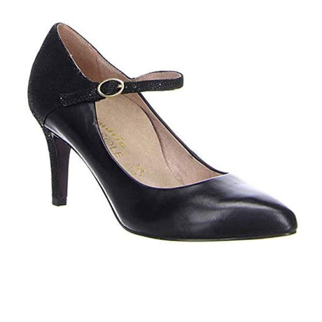 Tamaris 24403 (Women) - Black Combo Dress-Casual - Heels - The Heel Shoe Fitters