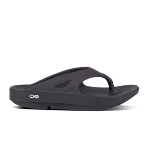 Oofos OOriginal Thong Sandal (Unisex) - Black Sandals - Thong - The Heel Shoe Fitters