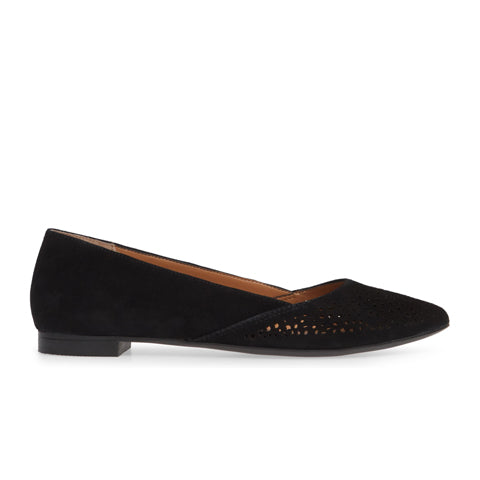 Vionic Carmela Flat (Women) - Black Dress-Casual - Flats - The Heel Shoe Fitters
