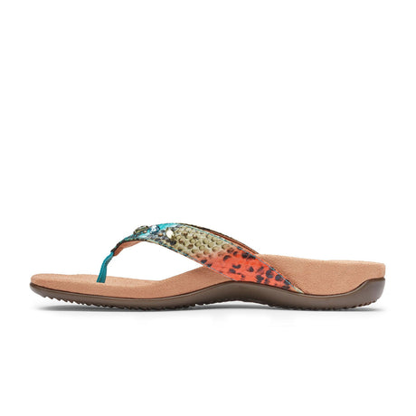 Vionic Lucia Thong Sandal (Women) - Blue Teal Sandals - Thong - The Heel Shoe Fitters