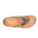 Vionic Lucia Thong Sandal (Women) - Blue Teal Sandals - Thong - The Heel Shoe Fitters