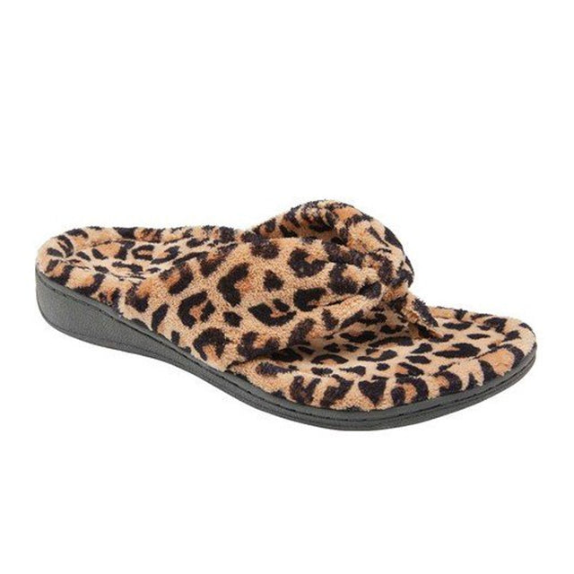 Vionic Gracie Slipper (Women) - Leopard Natural Dress-Casual - Slippers - The Heel Shoe Fitters