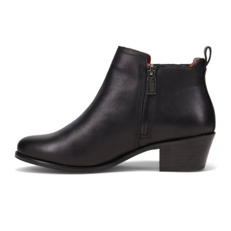 Vionic Bethany Ankle Boot (Women) - Black Leather Boots - Fashion - Ankle Boot - The Heel Shoe Fitters