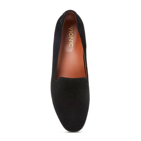 Vionic Willa Slip On Loafer (Women) - Black Dress-Casual - Flats - The Heel Shoe Fitters