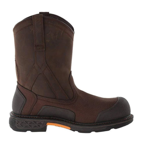 Ariat OverDrive XTR 8" Zip Composite Toe Work Boot (Men) - Oily Distressed Brown Boots - Work - 8" - Composite Toe - The Heel Shoe Fitters