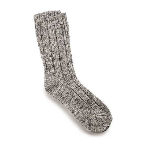 Birkenstock Cotton Twist Crew Sock (Unisex) - Light Gray Accessories - Socks - Lifestyle - The Heel Shoe Fitters