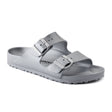 Birkenstock Arizona EVA (Men) - Metallic Silver Sandals - Slide - The Heel Shoe Fitters