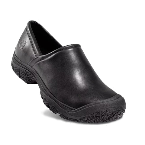 Keen Utility PTC Slip On Work Shoe (Men) - Black Boots - Work - Low - Soft Toe - The Heel Shoe Fitters