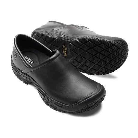 Keen Utility PTC Slip On Work Shoe (Men) - Black Boots - Work - Low - Soft Toe - The Heel Shoe Fitters