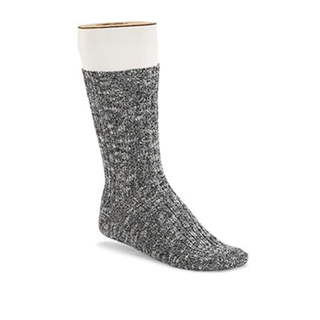 Birkenstock Cotton Slub Crew Sock (Men) - Black/Gray Accessories - Socks - Lifestyle - The Heel Shoe Fitters