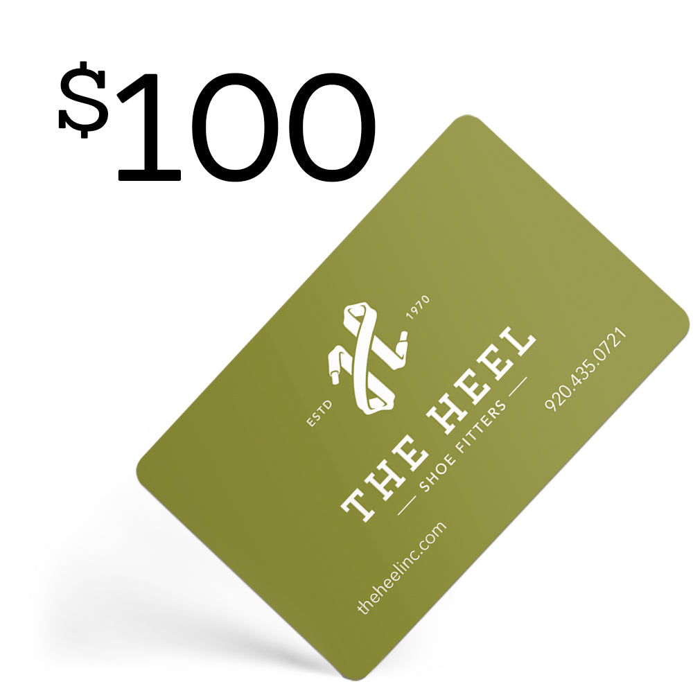 $100 Gift Card Gift Cards - The Heel Shoe Fitters
