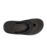 OluKai 'Ohana Thong Sandal (Men) - Black/Black Sandals - Thong - The Heel Shoe Fitters