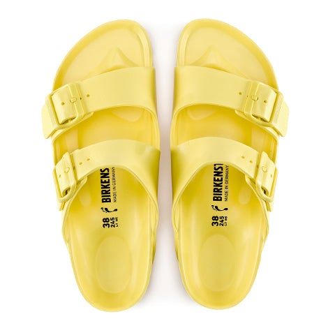 Plastic birkenstocks yellow online