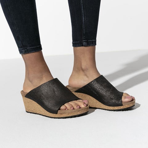 Birkenstock washed metallic antique 2025 black