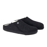 Birkenstock Zermatt Shearling Slipper (Unisex) - Anthracite/Natural Dress-Casual - Slippers - The Heel Shoe Fitters