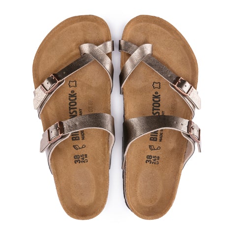 Birkenstock Mayari Birko-Flor Thong Sandal (Women) - Graceful Taupe Sandals - Thong - The Heel Shoe Fitters