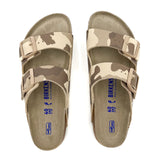 Birkenstock Arizona Slide Sandal (Women) - Desert Soil Sand Camo Birko-Flor Sandals - Slide - The Heel Shoe Fitters