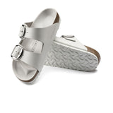 Birkenstock Arizona Big Buckle Slide Sandal (Women) - White Smooth Leather Sandals - Slide - The Heel Shoe Fitters