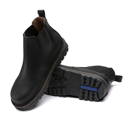 Birkenstock Stalon Chelsea Boot (Men) - Black Oiled Nubuck Boots - Casual - Mid - The Heel Shoe Fitters