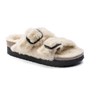 Birkenstock Arizona Big Buckle Shearling Platform Slide Sandal (Women) Sandal - Slide - The Heel Shoe Fitters