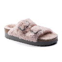 Birkenstock Arizona Big Buckle Shearling Platform Slide Sandal (Women) Sandal - Slide - The Heel Shoe Fitters