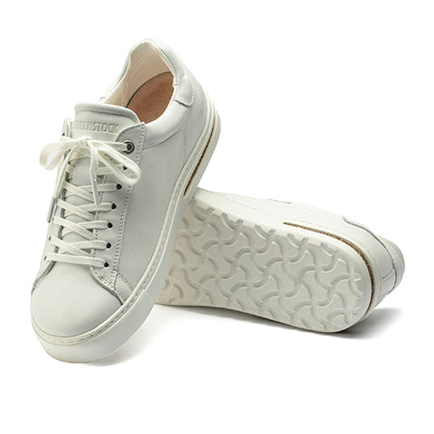 Birkenstock Bend Low Narrow Sneaker (Women) - White Leather Dress-Casual - Sneakers - The Heel Shoe Fitters