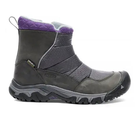 Keen Hoodoo III Low Zip (Women) - Earl Grey/Purple Plumeria Boots - Winter - Mid Boot - The Heel Shoe Fitters