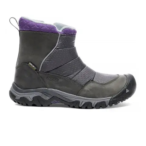 Keen Hoodoo III Low Zip Ankle Boot Women Earl Grey Purple Plumeria The Heel Shoe Fitters