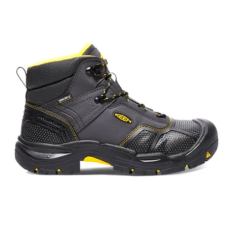 Keen Utility Logandale Waterproof Steel Toe Work Boot (Men) - Raven/Black Boots - Work - 6 Inch - The Heel Shoe Fitters