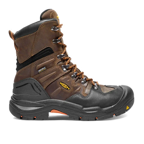 Keen Utility Coburg 8" Steel Toe Work Boot (Men) - Cascade Brown/Brindle Boots - Work - 8" - Steel Toe - The Heel Shoe Fitters